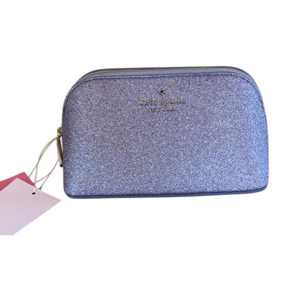 Kate Spade Shimmy Glitter Make Up Bag - Picture 2 of 2